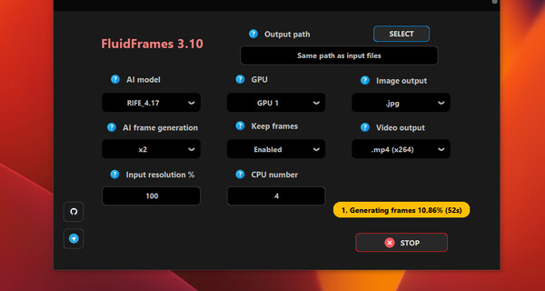 Screenshot z FluidFrames Screenshot z FluidFrames