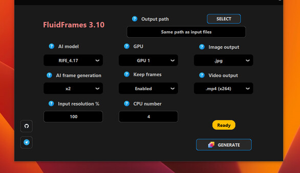 Screenshot z FluidFrames Screenshot z FluidFrames