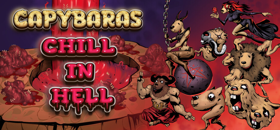 Capybaras Chill in Hell cover art