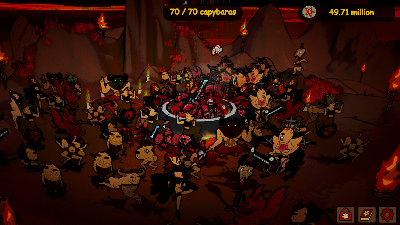 Capybaras Chill in Hell Featured Screenshot #1