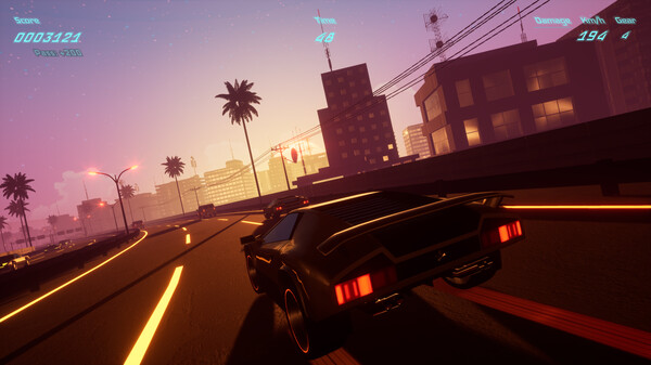 Screenshot of Neon Highways