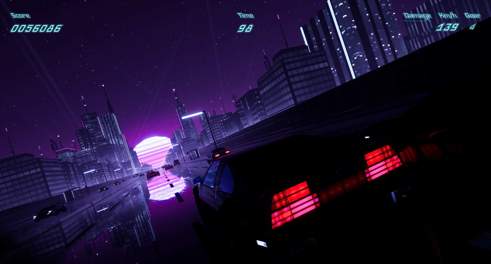 Neon Highways screenshot 2