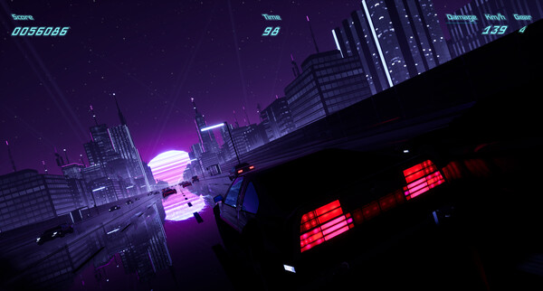 Screenshot of Neon Highways