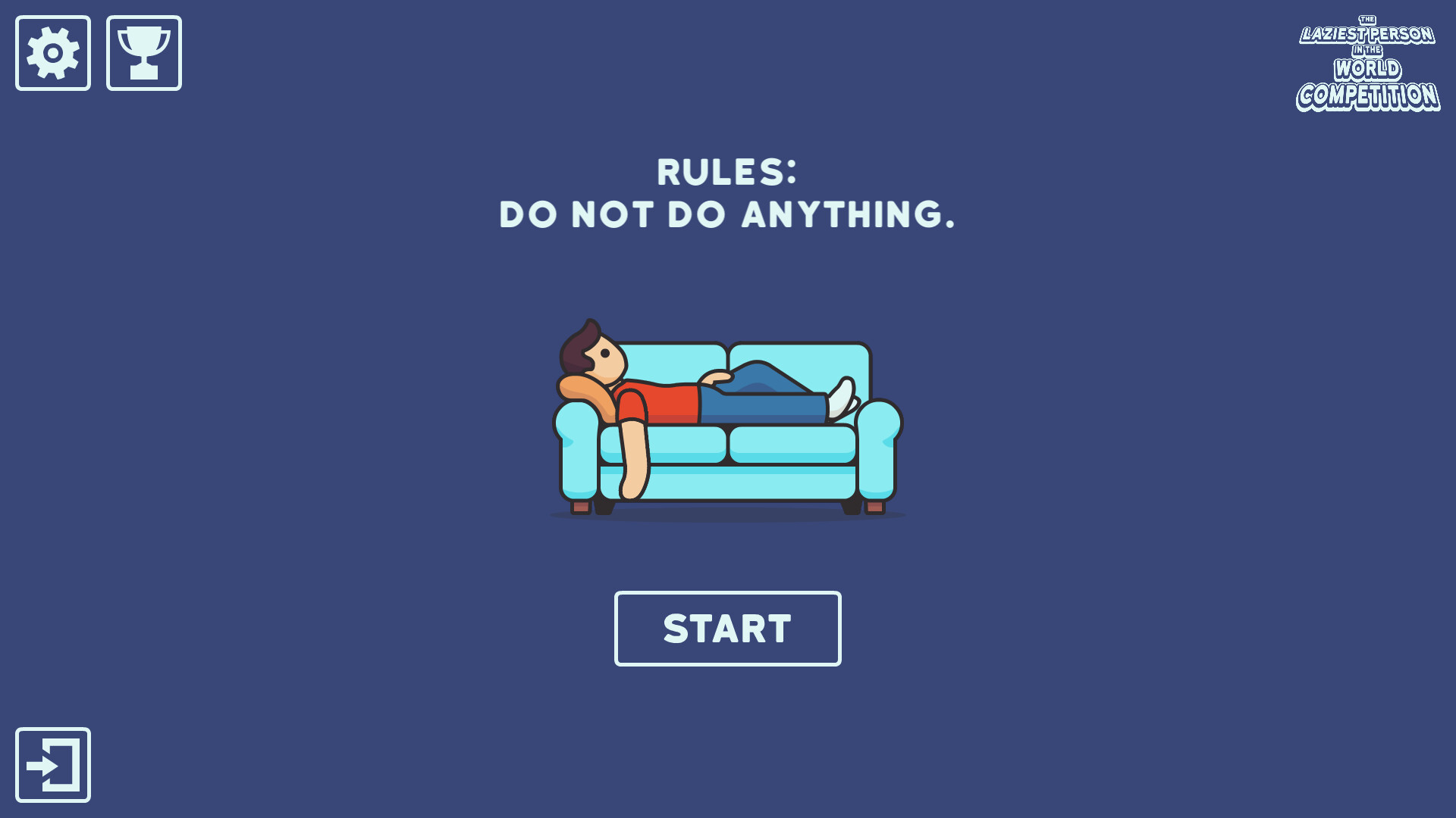 The Laziest Person In The World Competition Featured Screenshot #1