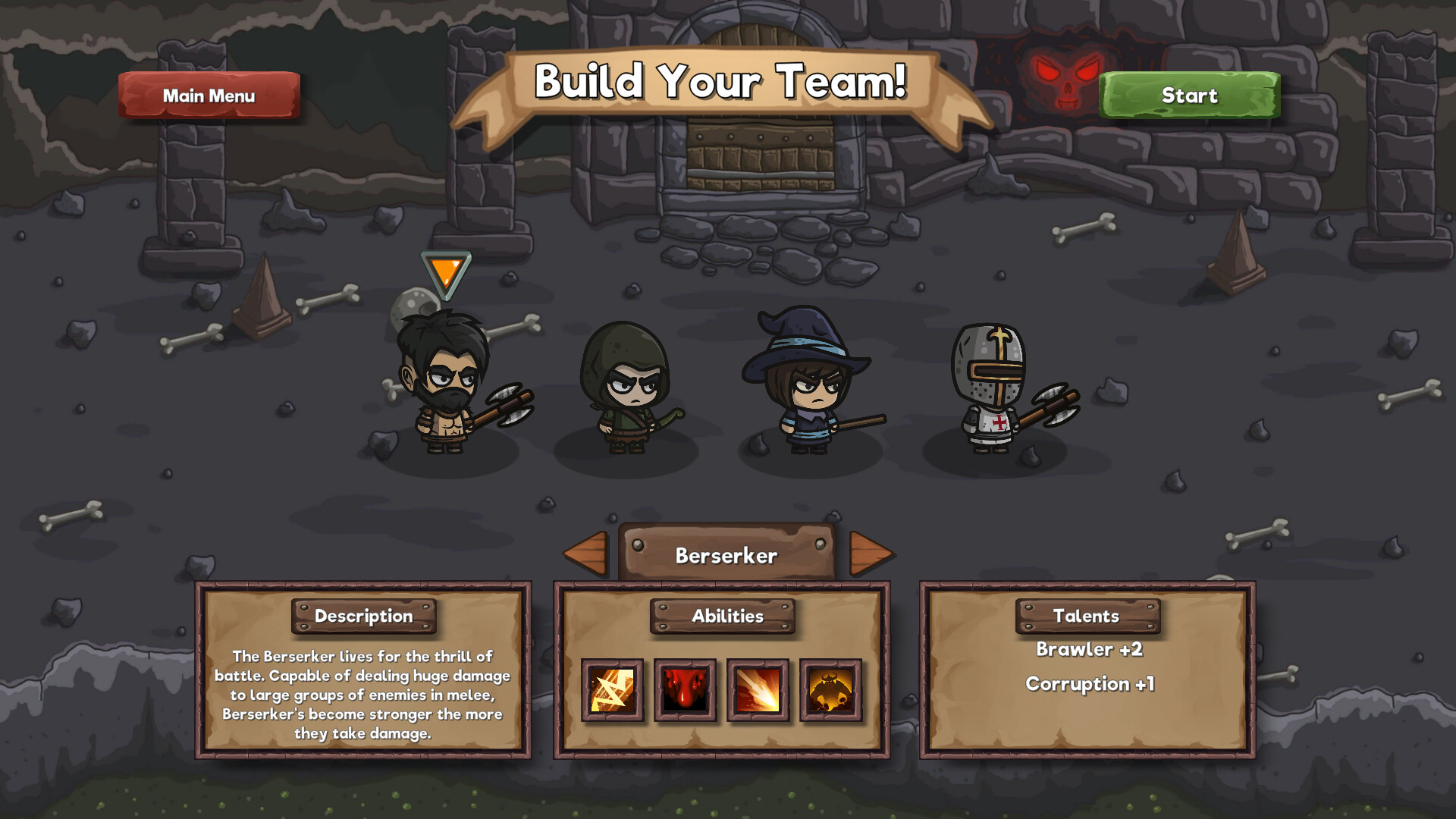 Forgotten Heroes: Roguelike Turn-Based RPG screenshot 1