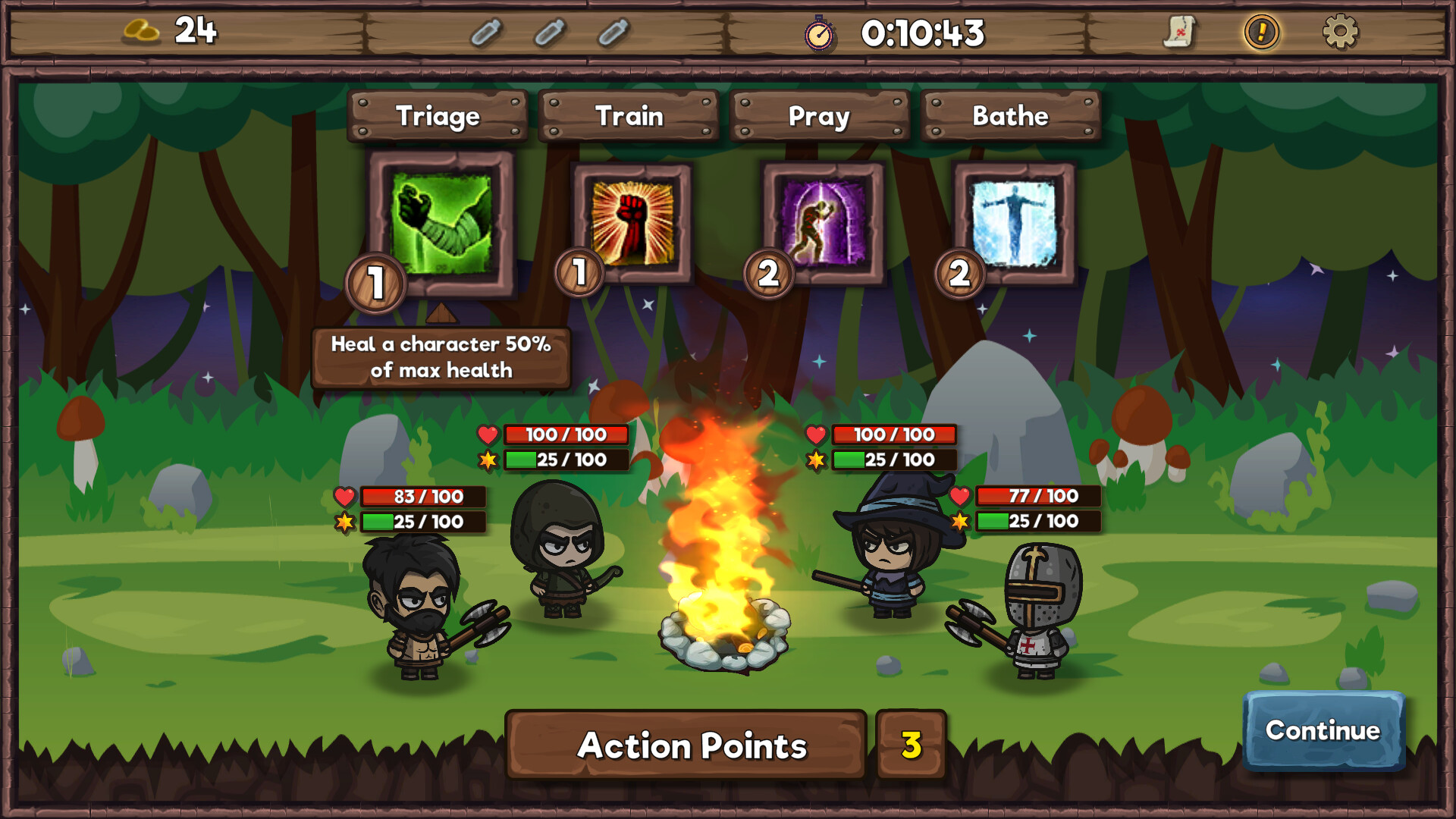 Forgotten Heroes: Roguelike Turn-Based RPG screenshot 4