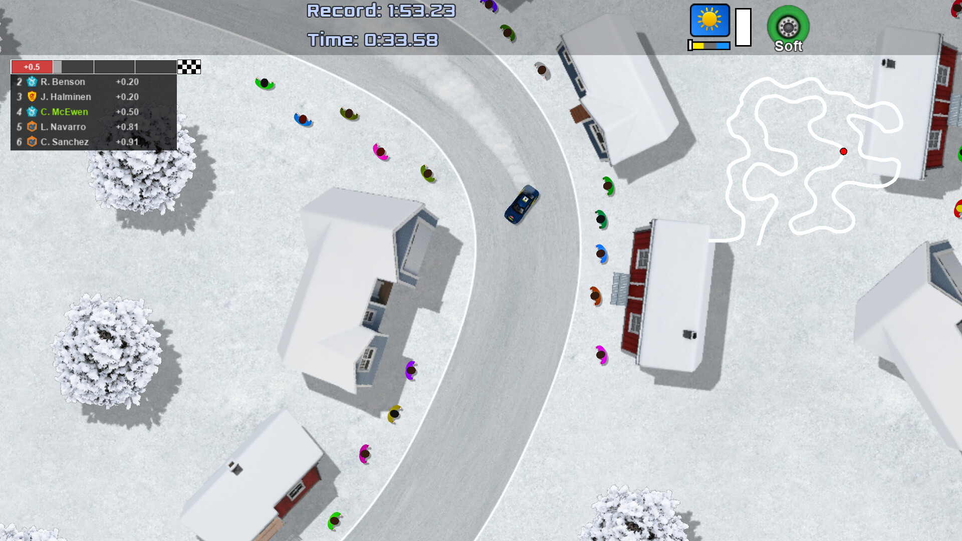 Ultimate Rally 2D screenshot 2