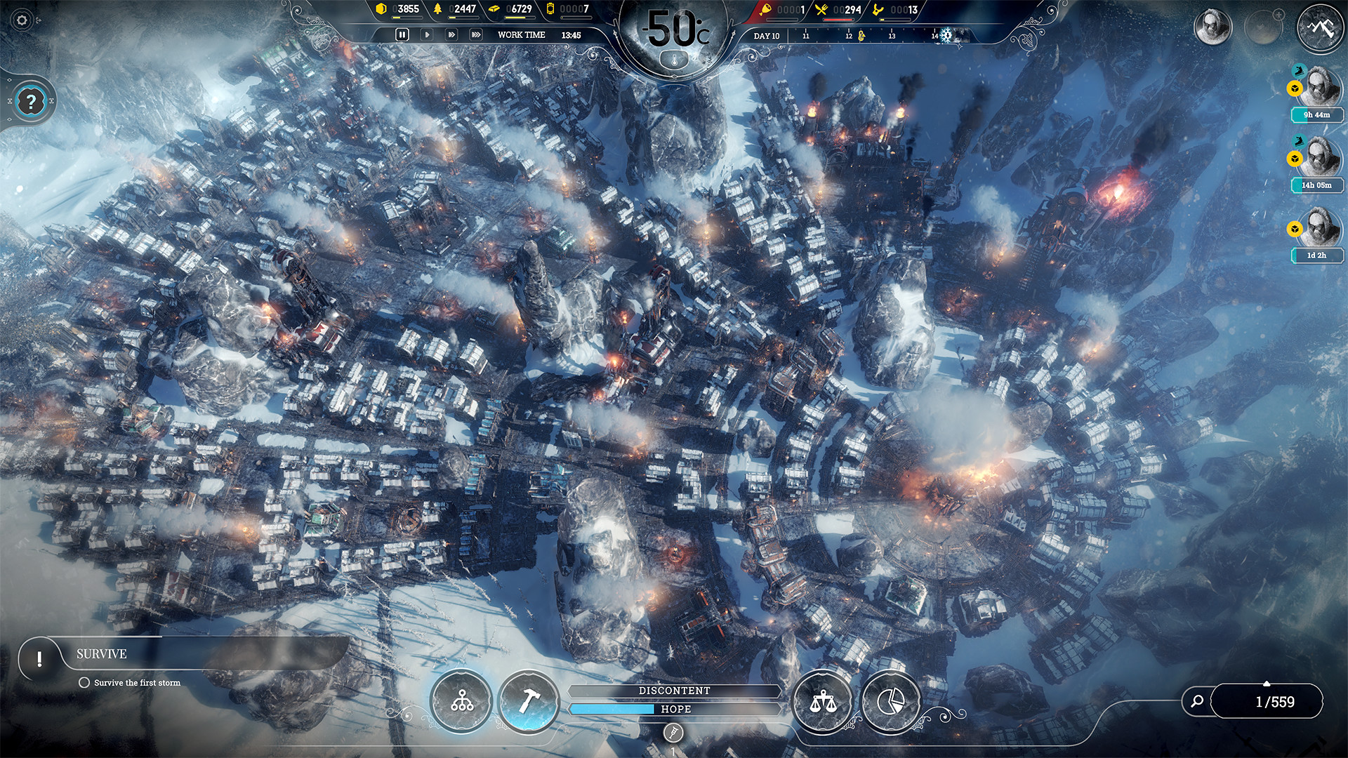 screenshot of Frostpunk 16