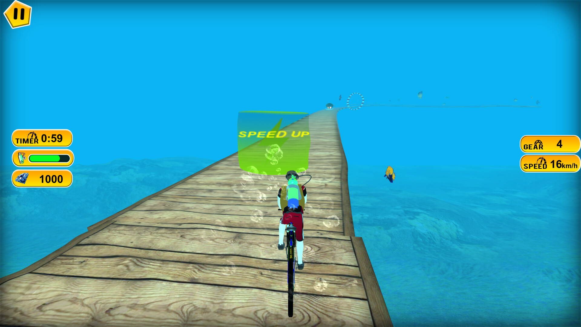 Underwater Cycling screenshot #5