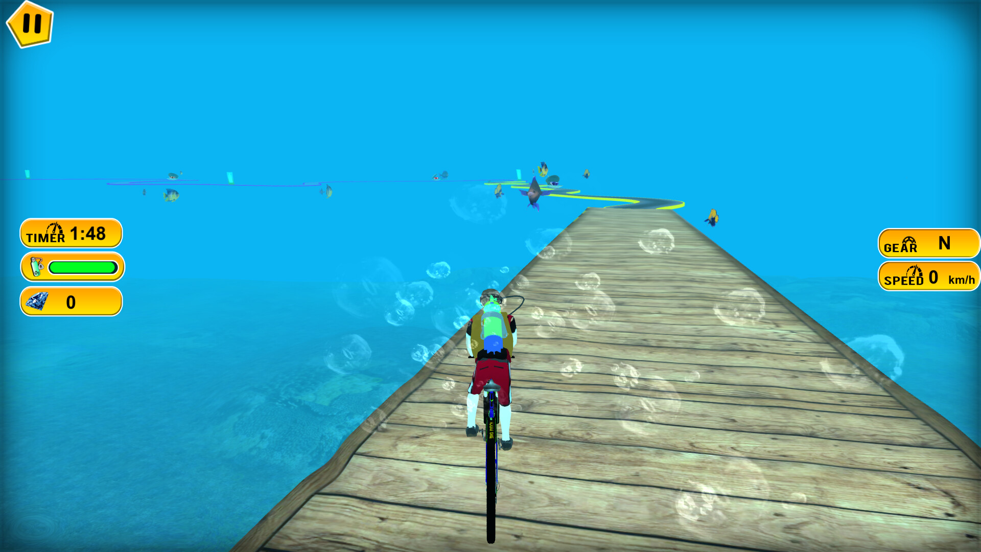 Underwater Cyclingのスクリーンショット 1