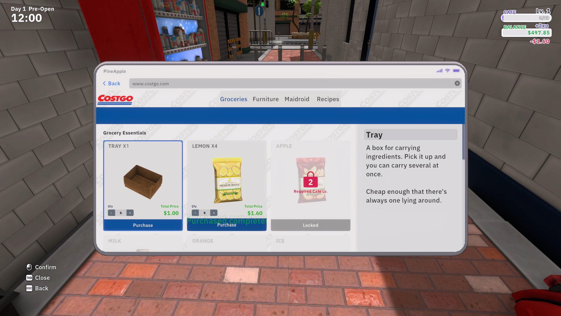 Maid Cafe Simulator
