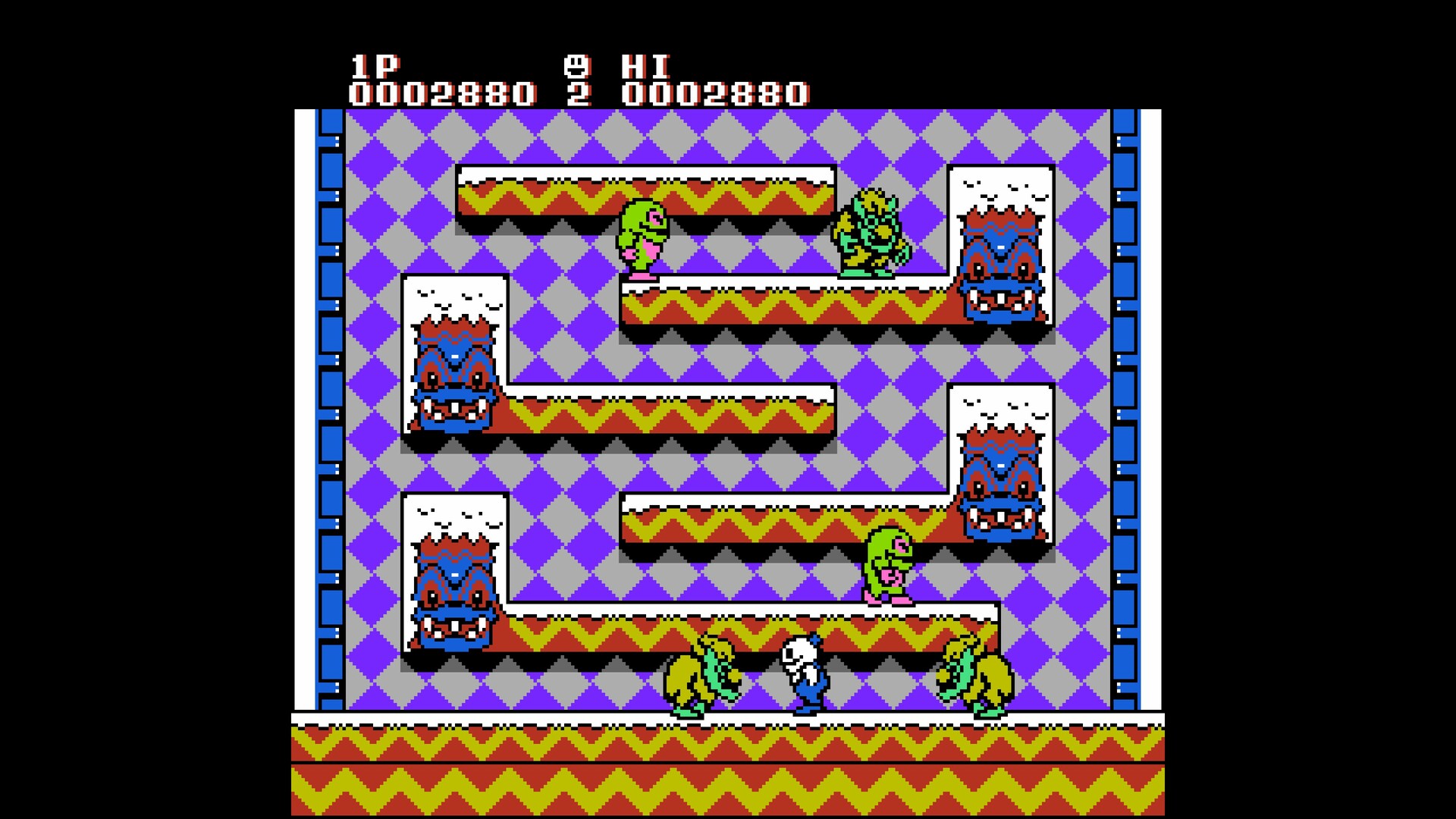Snow Bros. Classic Collection - Modo de juego cooperativo
