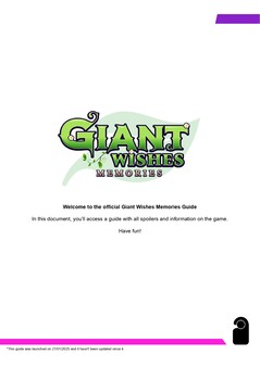 Giant Wishes: Memories - Guide screenshot 1