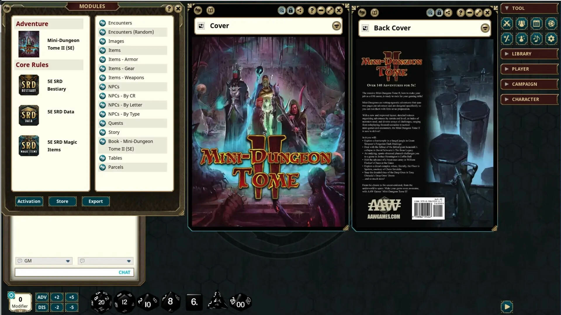 Fantasy Grounds - Mini-Dungeon Tome II (5th Edition)