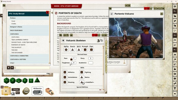 Fantasy Grounds - East Texas University: Study Abroad