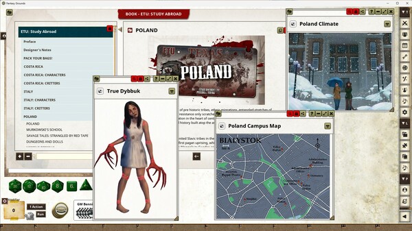 Fantasy Grounds - East Texas University: Study Abroad