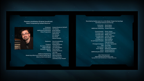 Planetary Annihilation - Original Soundtrack screenshot 2