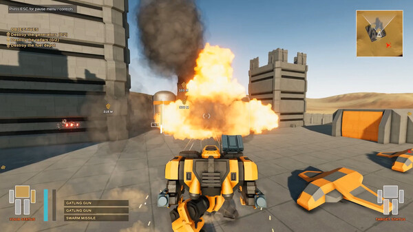 Screenshot z Robot Fury: Mech Combat Simulator
