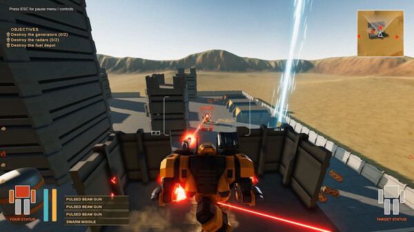Screenshot z Robot Fury: Mech Combat Simulator