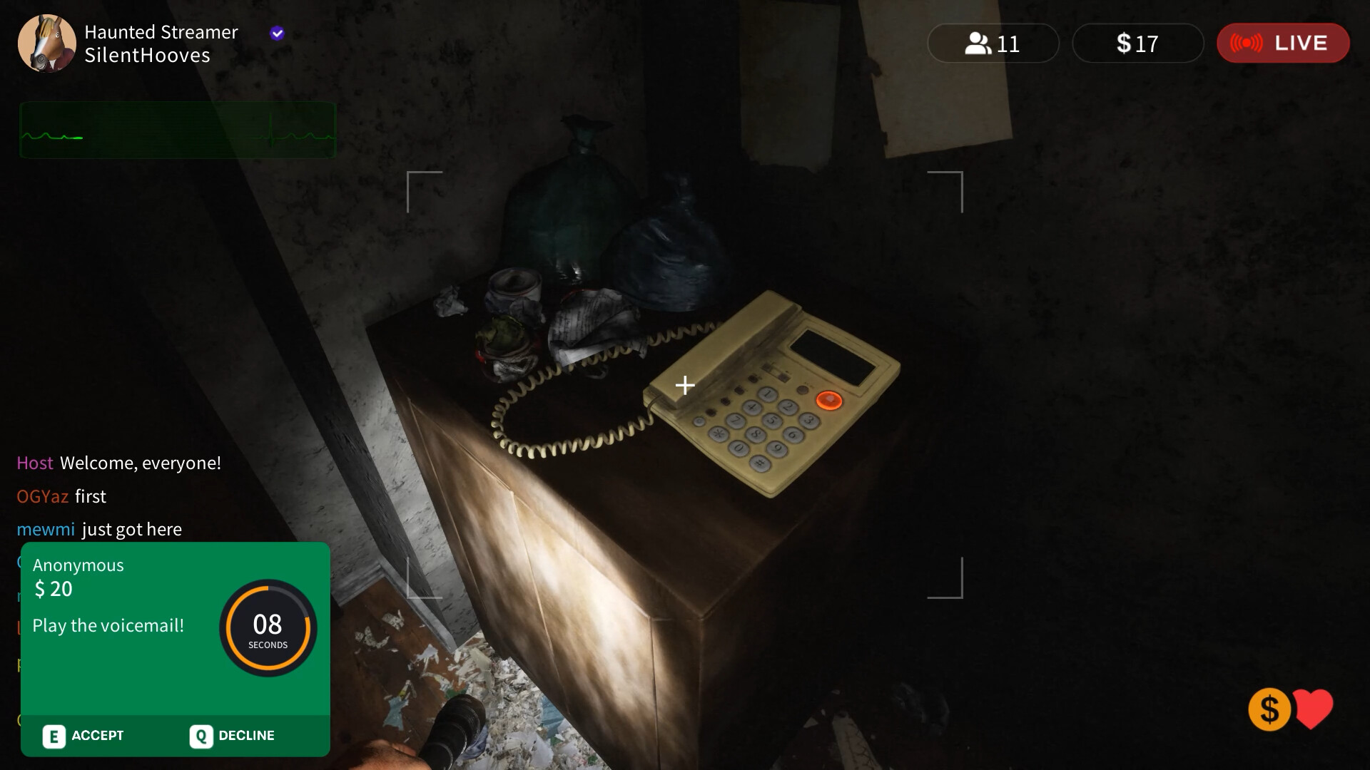 HAUNTED STREAMER -呪われた配信者- screenshot 3