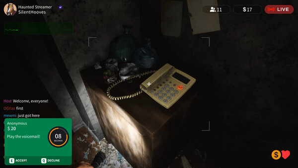 Скриншот 3 из игры HAUNTED STREAMER -呪われた配信者-
