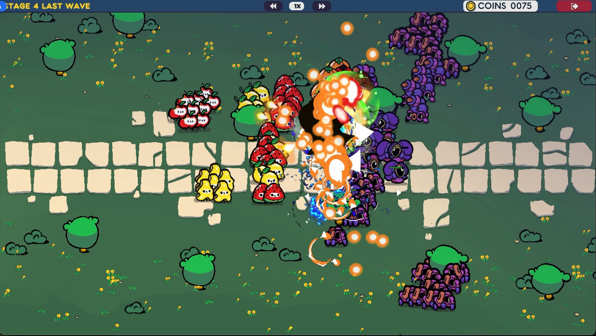 Fruit vs. Aliens screenshot #1