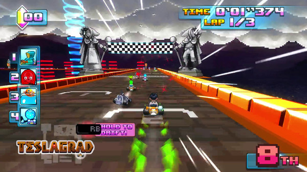 Screenshot z Super Indie Karts