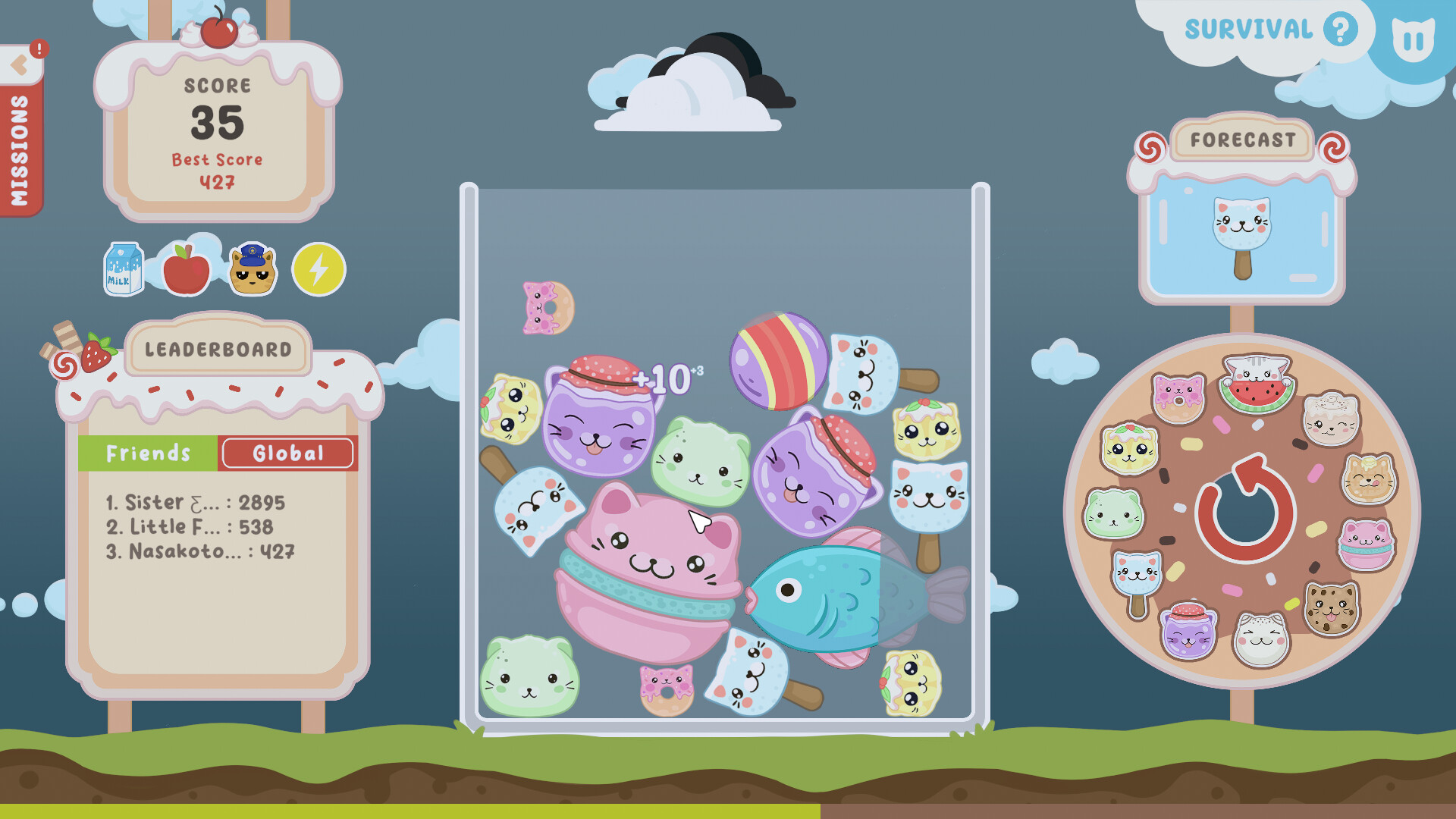 Cloudy with a Chance of Kittens screenshot 2