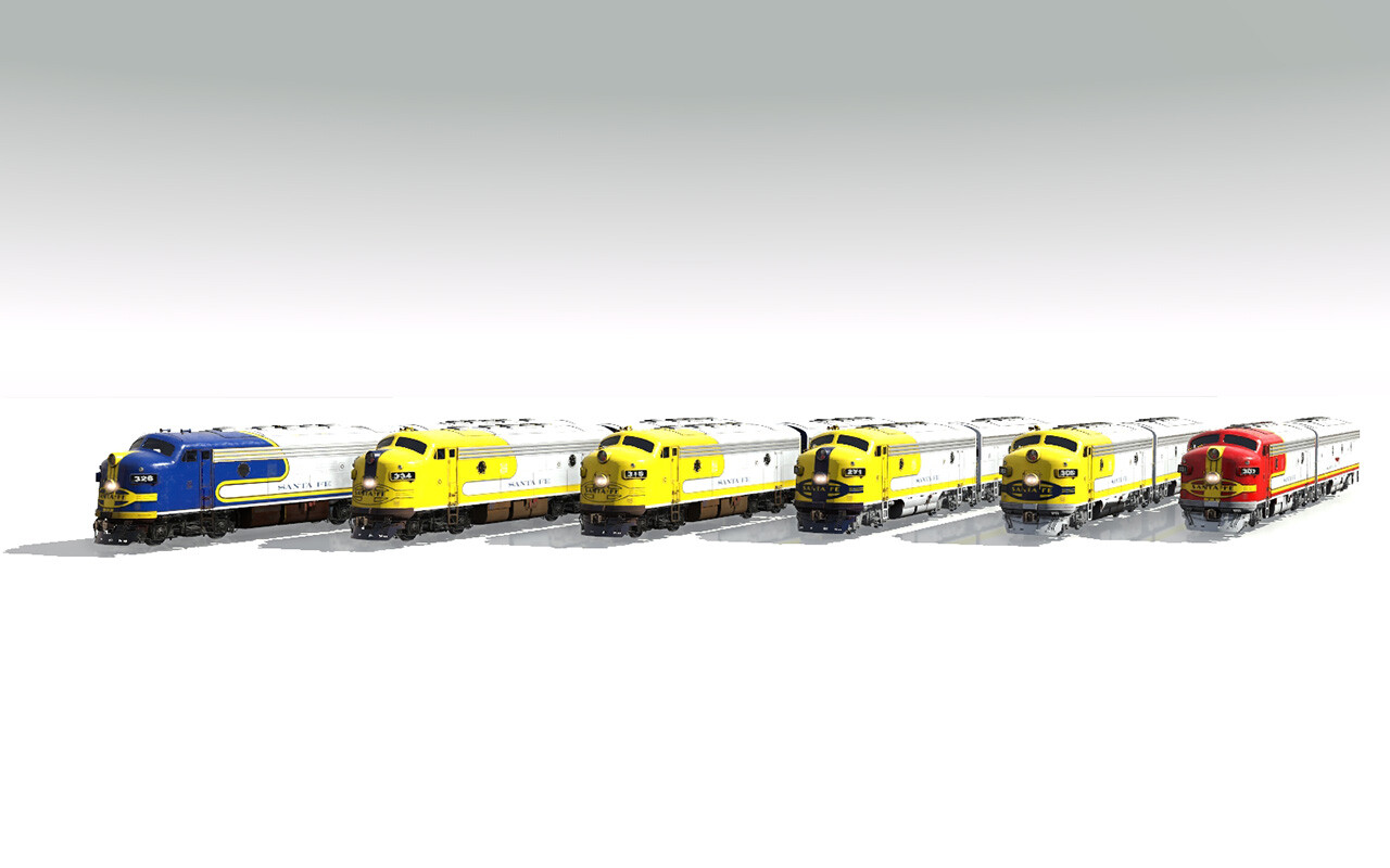 Trainz 2022 DLC - Pro Train: ATSF F7A/B Warbonnet Loco Bundle Featured Screenshot #1