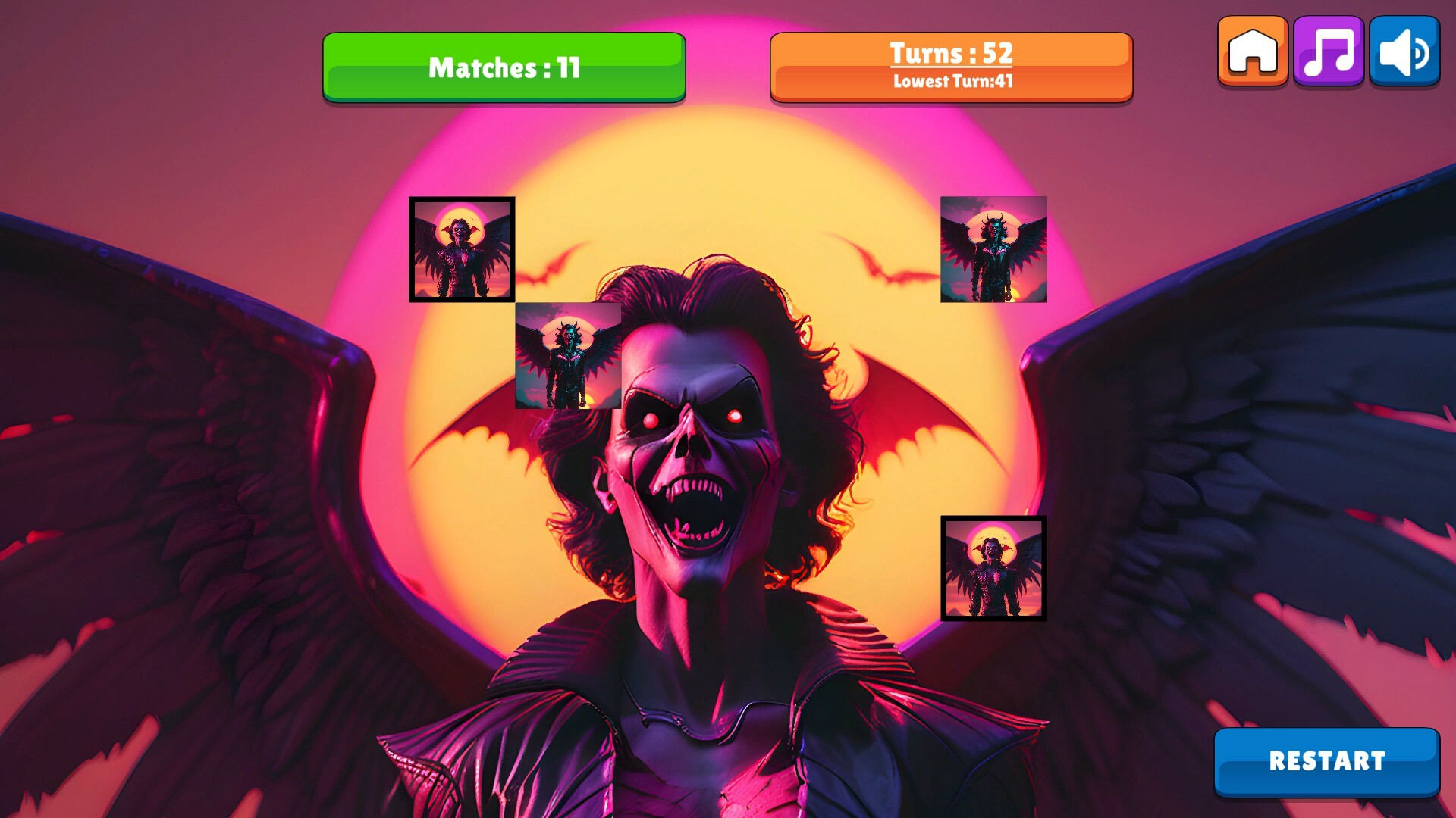 #6. OG Memory: Synthwave Vampires (Steam) بواسطة: OG Games