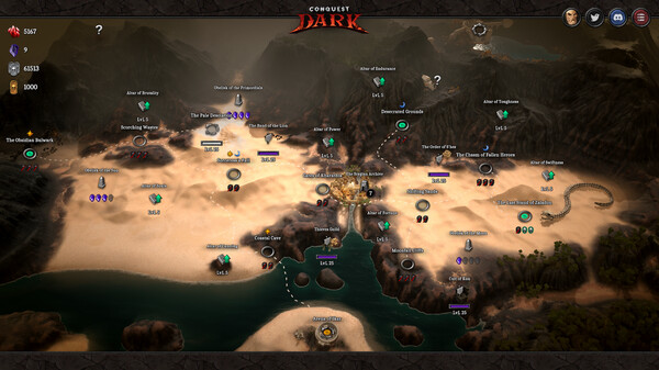 Conquest Dark game for Linux 1