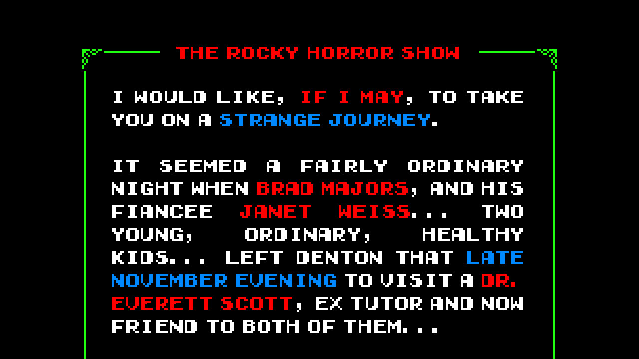 洛基恐怖秀电子游戏-The Rocky Horror Show Video Game-游戏图片-好玩客