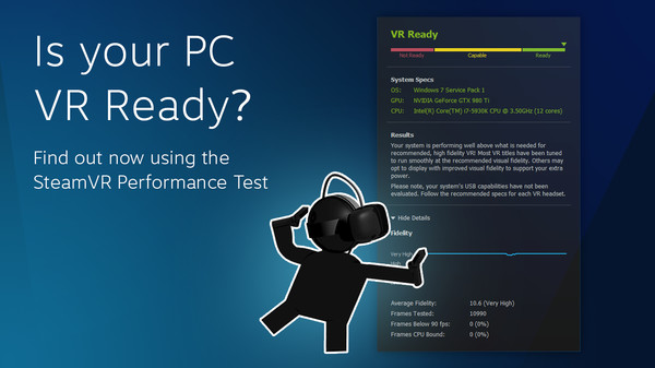 SteamVR Performance Test screenshot 1