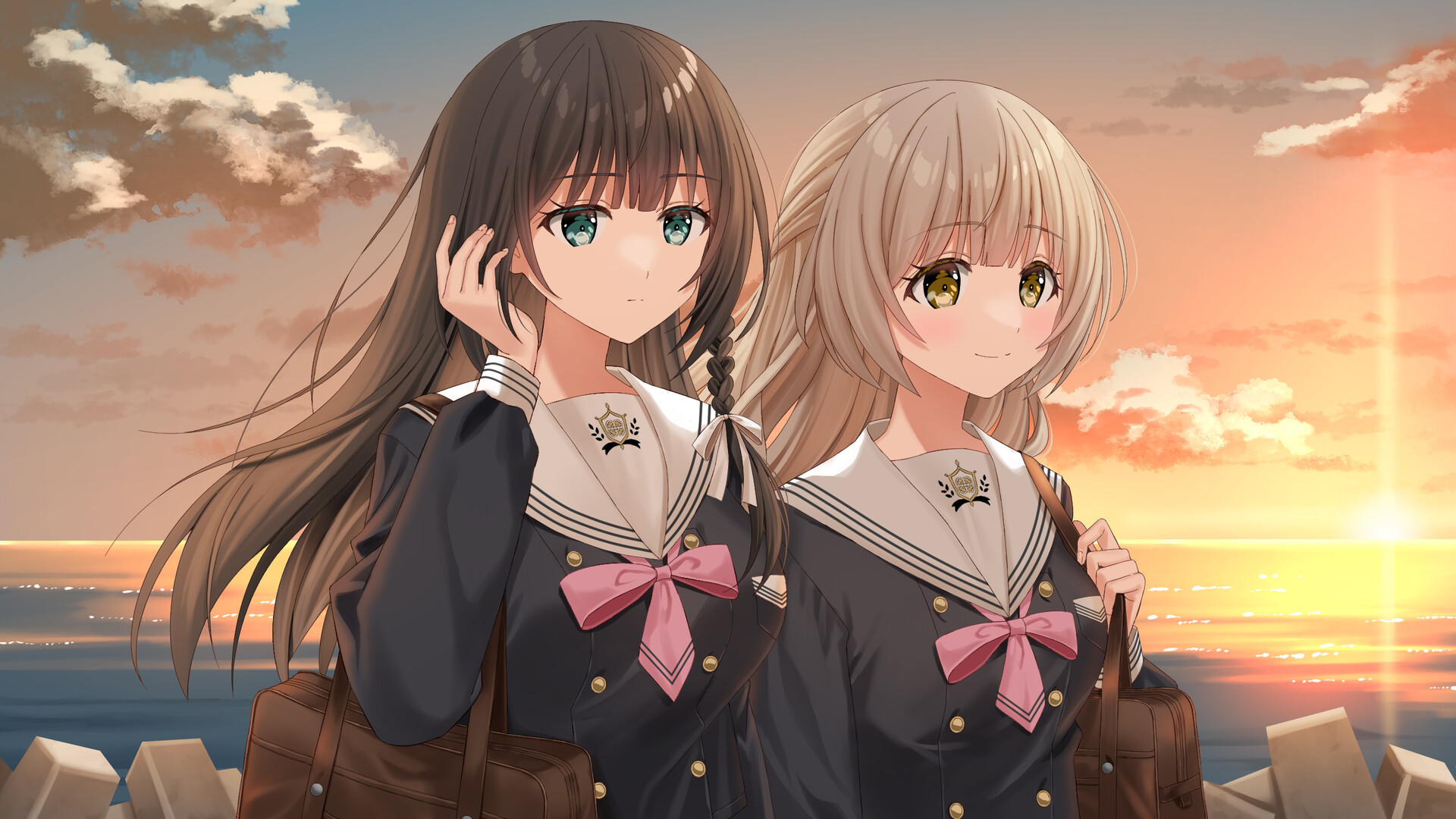 图片[2]-《幸运四叶草：重启心语（Clover Reset）》校园百合视觉小说+Live2D 角色演出+多结局设定玩法，最新中文电脑学习版 - 山海之花 - 宝藏星球屋-山海之花 - 宝藏星球屋