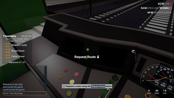 Metrogether Train Simulator.