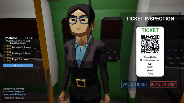 Metrogether Train Simulator.