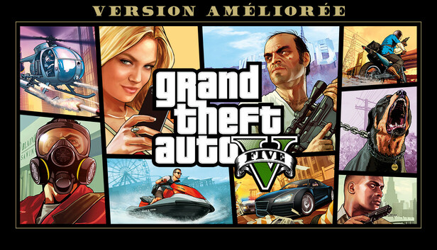 Jaquette du jeu Grand Theft Auto V Version améliorée