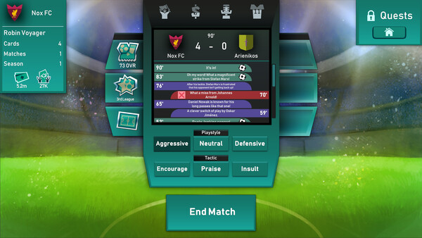 Regista: Reign Your Football Club game for Linux 1