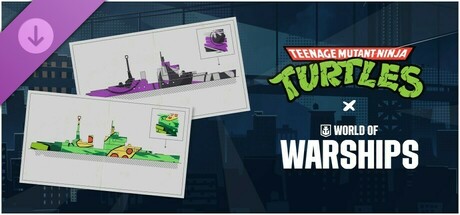 World of Warships x TMNT — Factional Permanent Camo Pack banner image