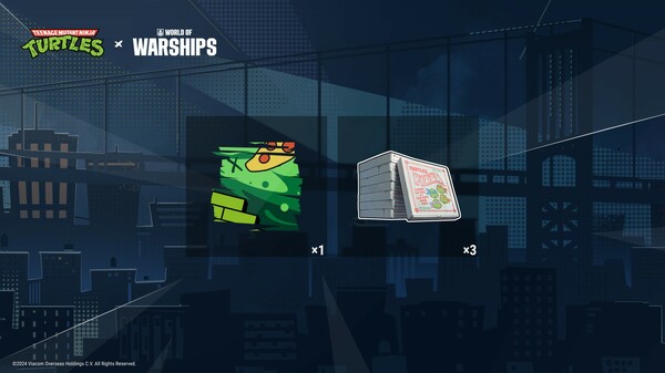 World of Warships x TMNT — Cowabunga Pack