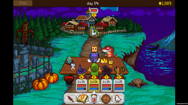Screenshot z Knights of Pen and Paper - Haunted Fall
