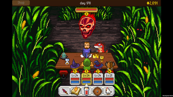 Screenshot z Knights of Pen and Paper - Haunted Fall