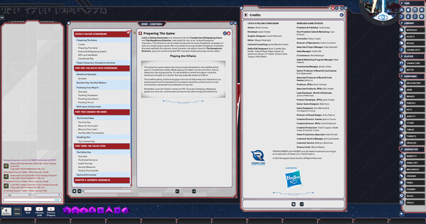 Fantasy Grounds - Transformers Roleplaying Game Catch a Falling Starscream