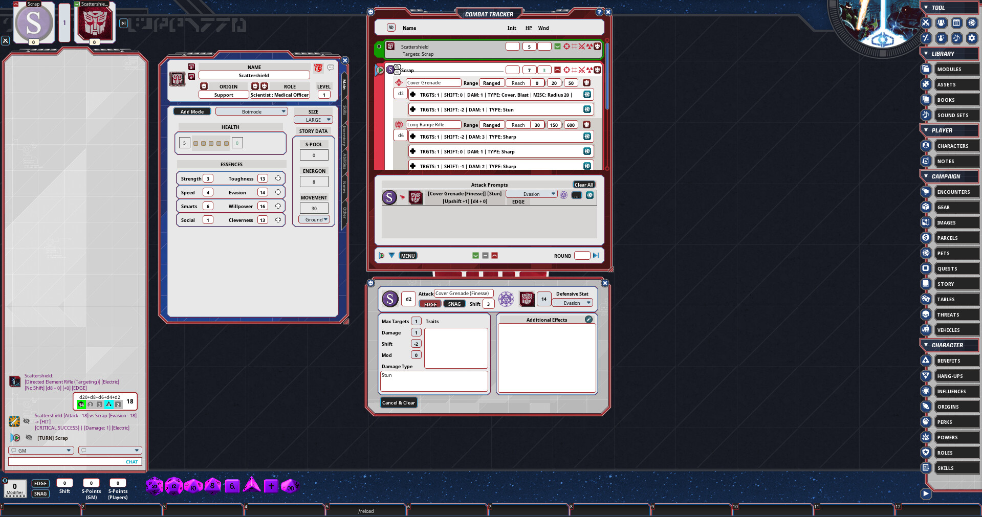 Fantasy Grounds - Transformers Roleplaying Game Winner's Cup screenshot 1