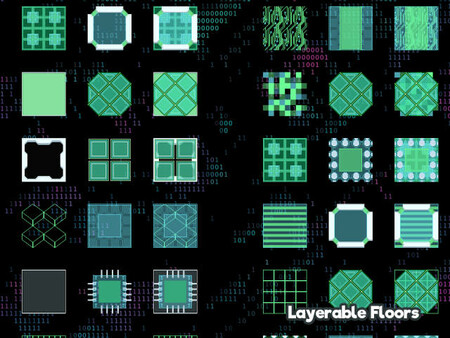 RPG Maker MV - KR Cruising the Circuits Digital World Tileset