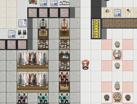 Screenshot z RPG Maker MZ - NEONPIXEL - International Airport Screenshot z RPG Maker MZ - NEONPIXEL - International Airport