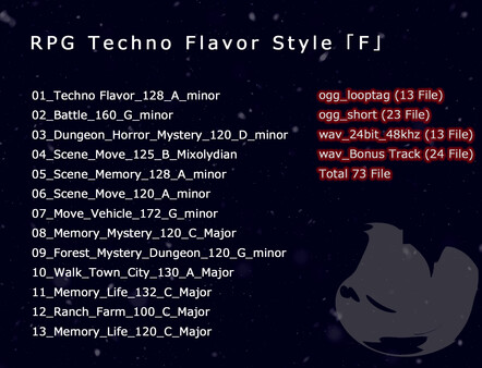 RPG Maker MZ - RPG Techno Flavors Style 「F」