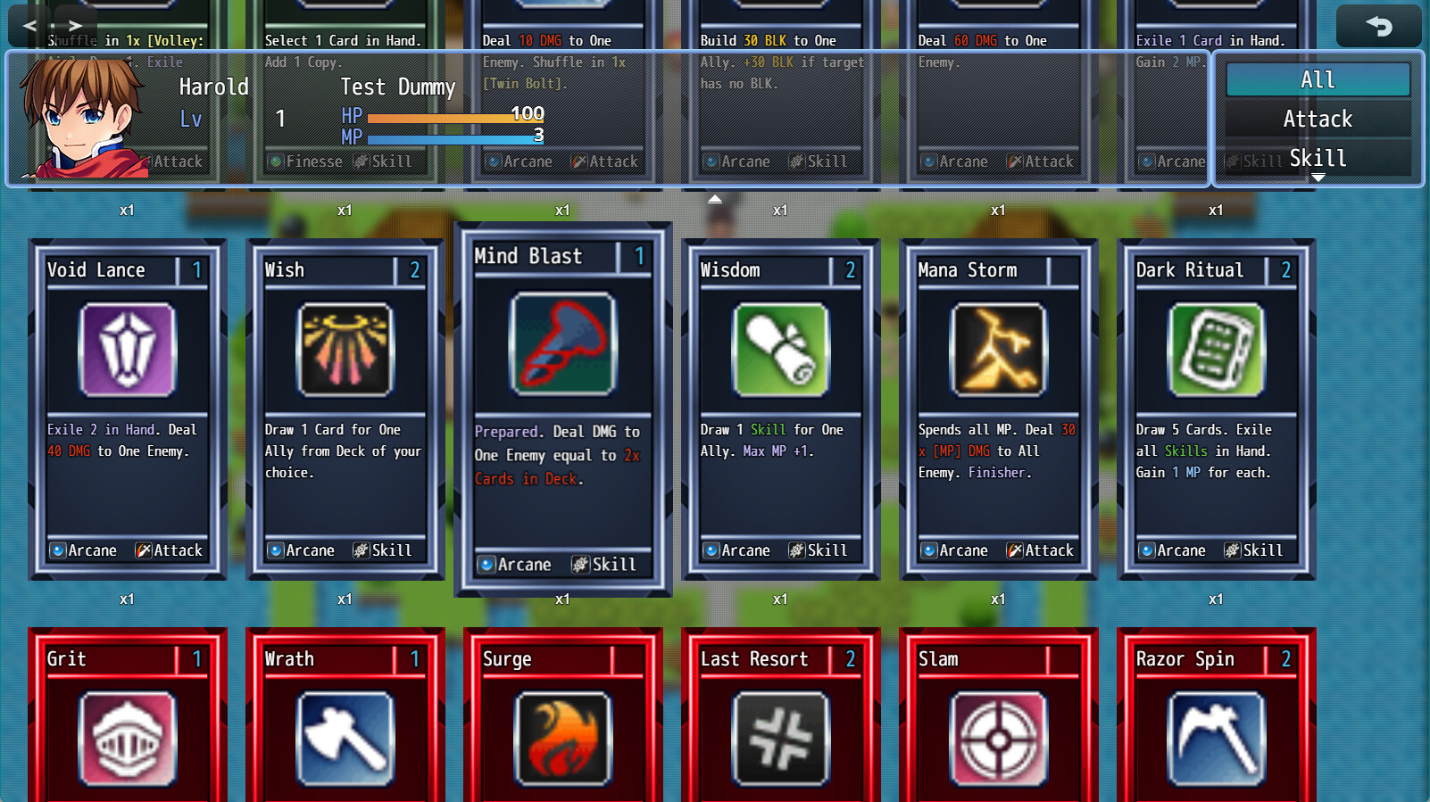 RPG Maker MZ - Card Game Combat Deckbuilder Engine Featured Screenshot #1