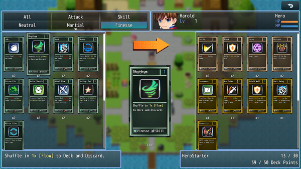 RPG Maker MZ - Card Game Combat Deckbuilder Engine