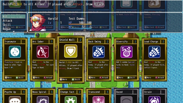 RPG Maker MV - Card Game Combat Deckbuilder Engine